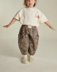 Emerson leopard denim trousers