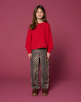 Ballon Fit Jeans | Leopard AOP
