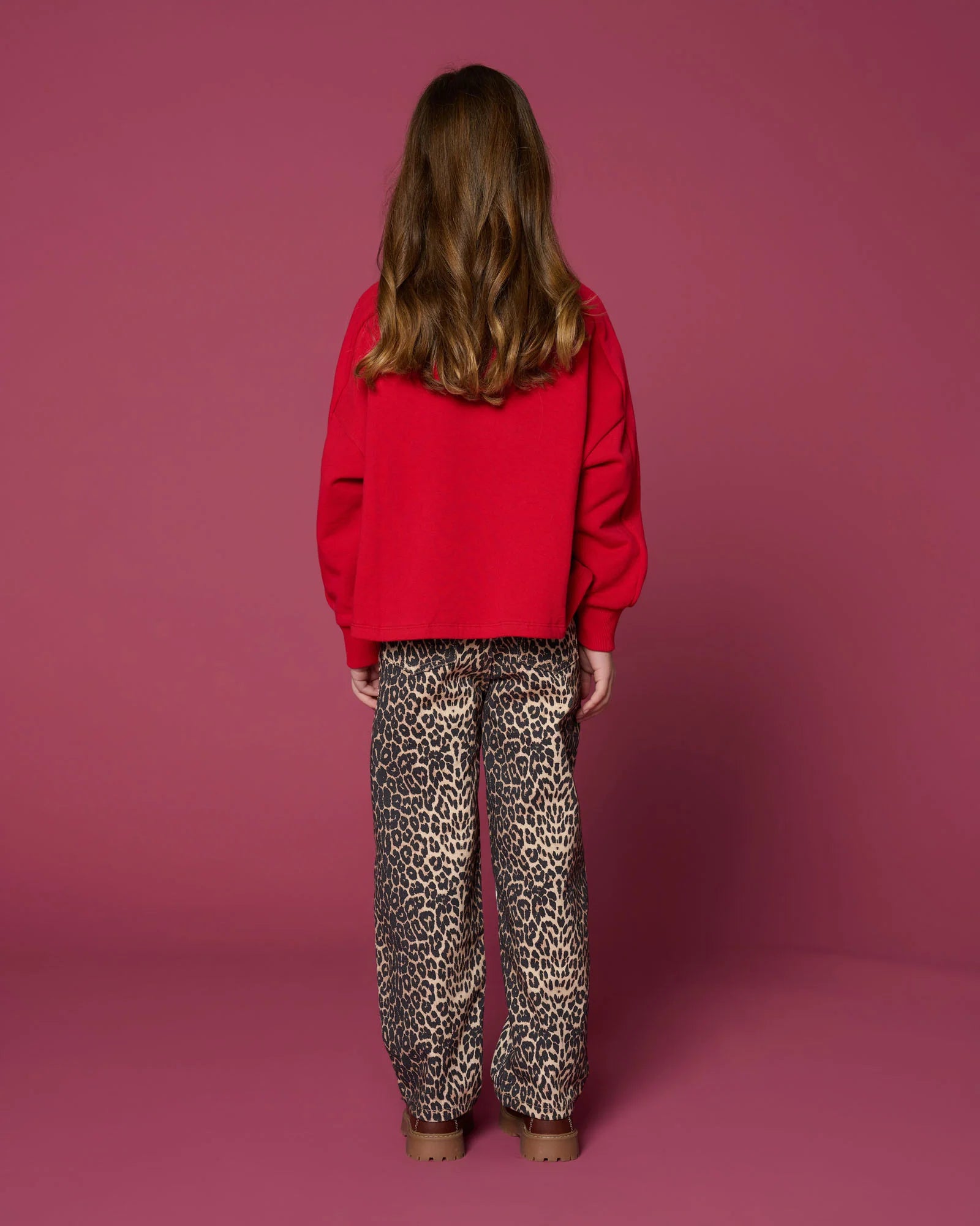 Ballon Fit Jeans | Leopard AOP