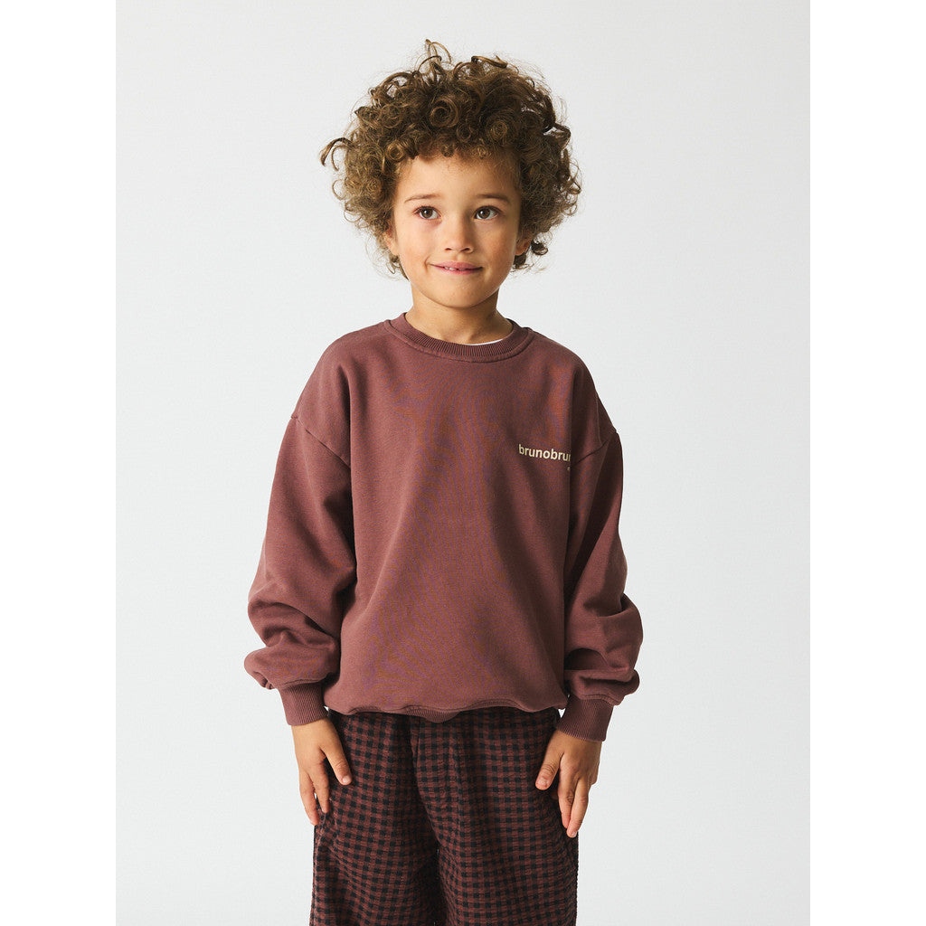 Norah sweatshirt marron plum