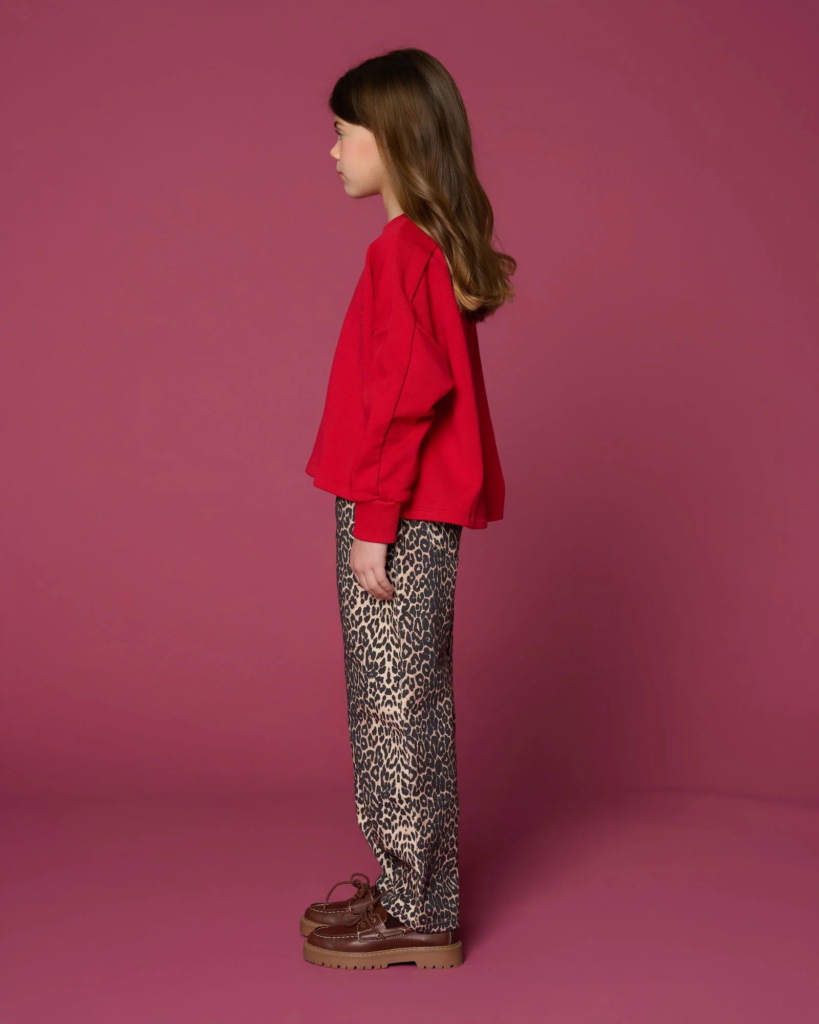 Ballon Fit Jeans | Leopard AOP