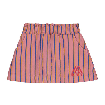 Mini skirt vertical stripes