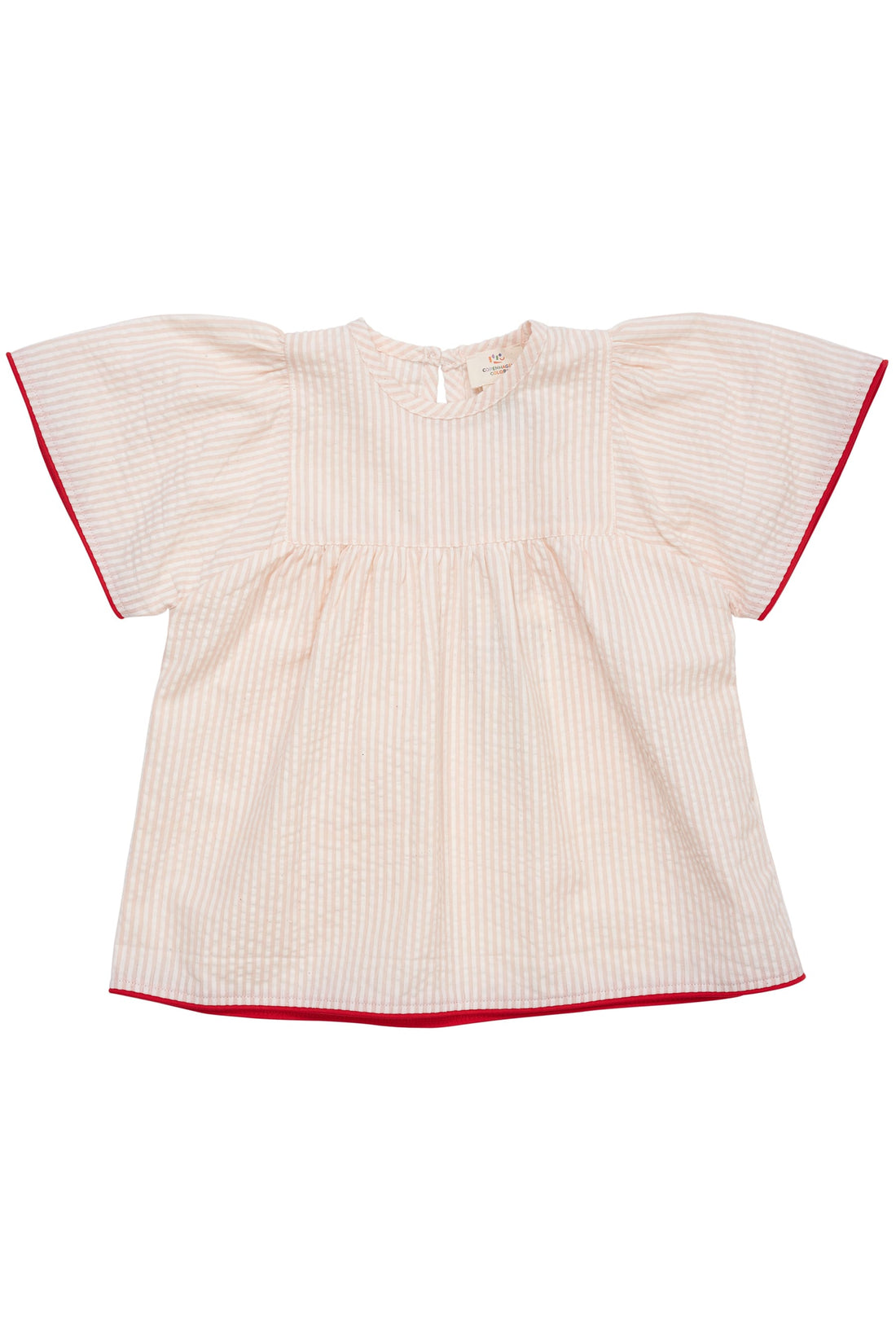 Seersucker blouse rose