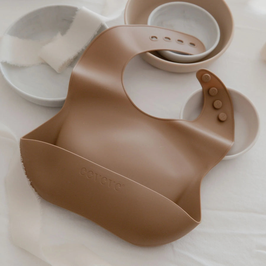 Silicone bib autumn gold