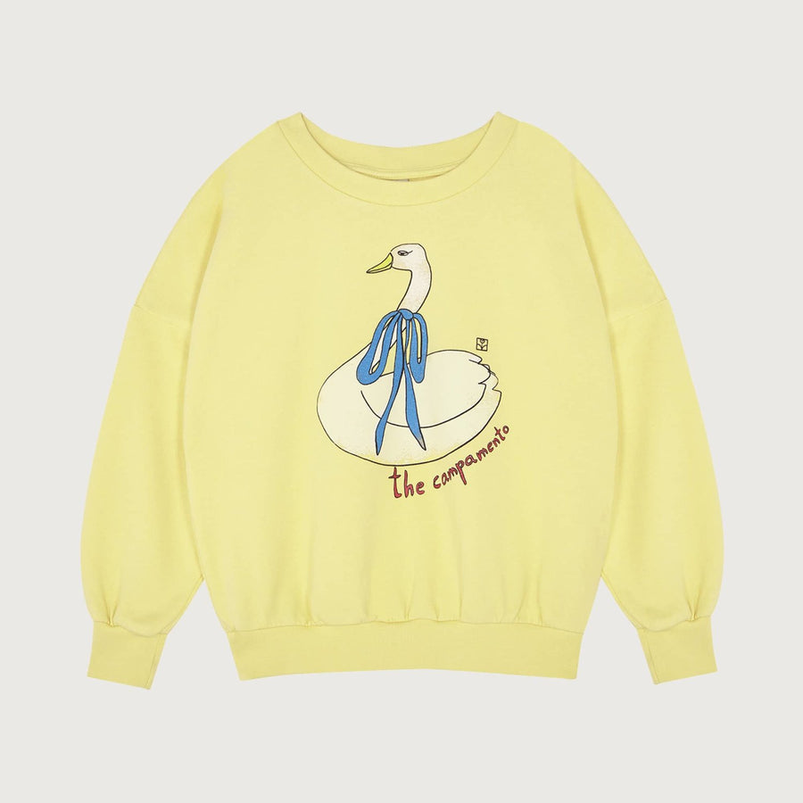 Sweater Swan yellow kids