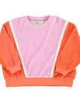 Terry Sweater orange & lavender