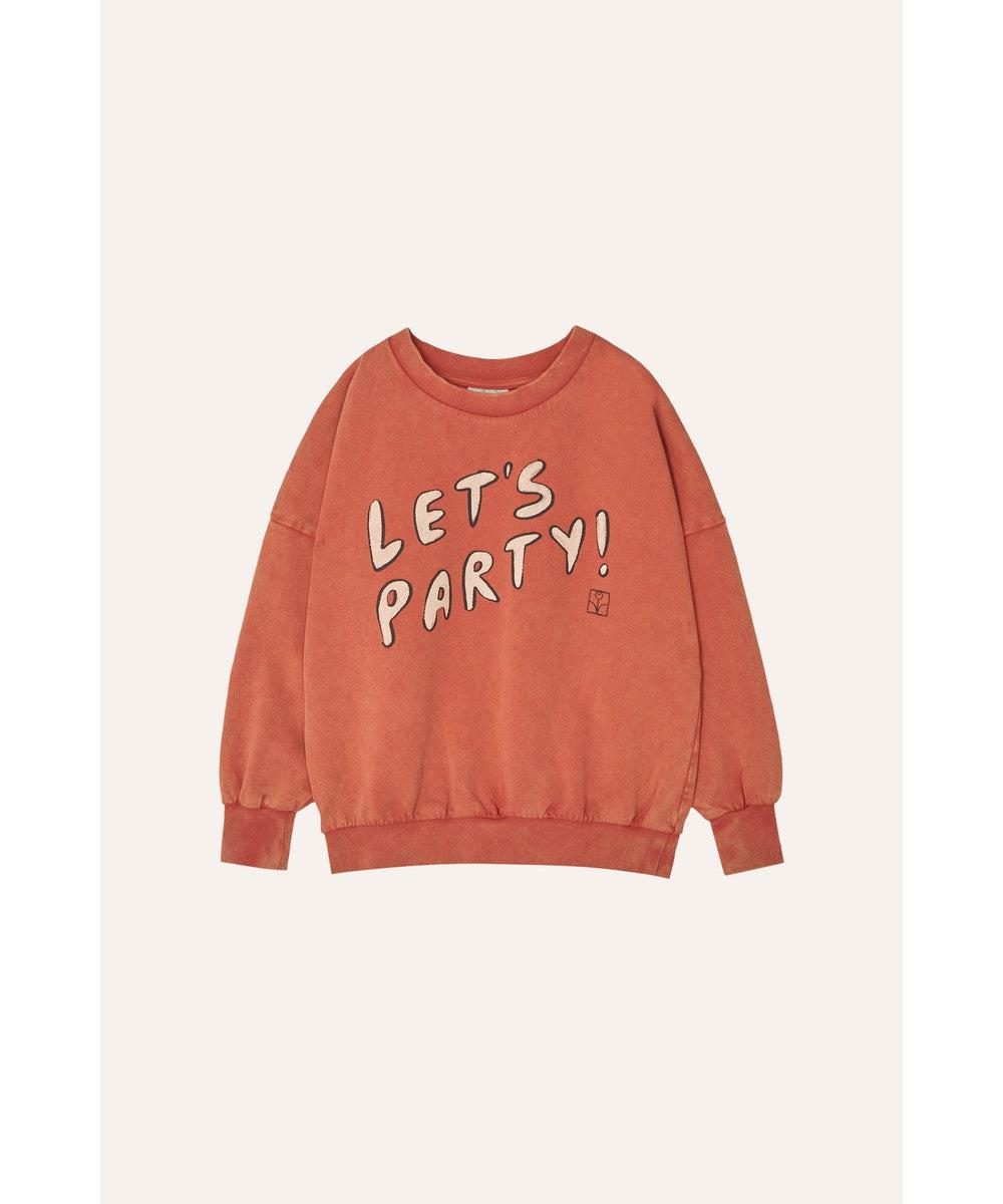 Let's party oversized sweater
