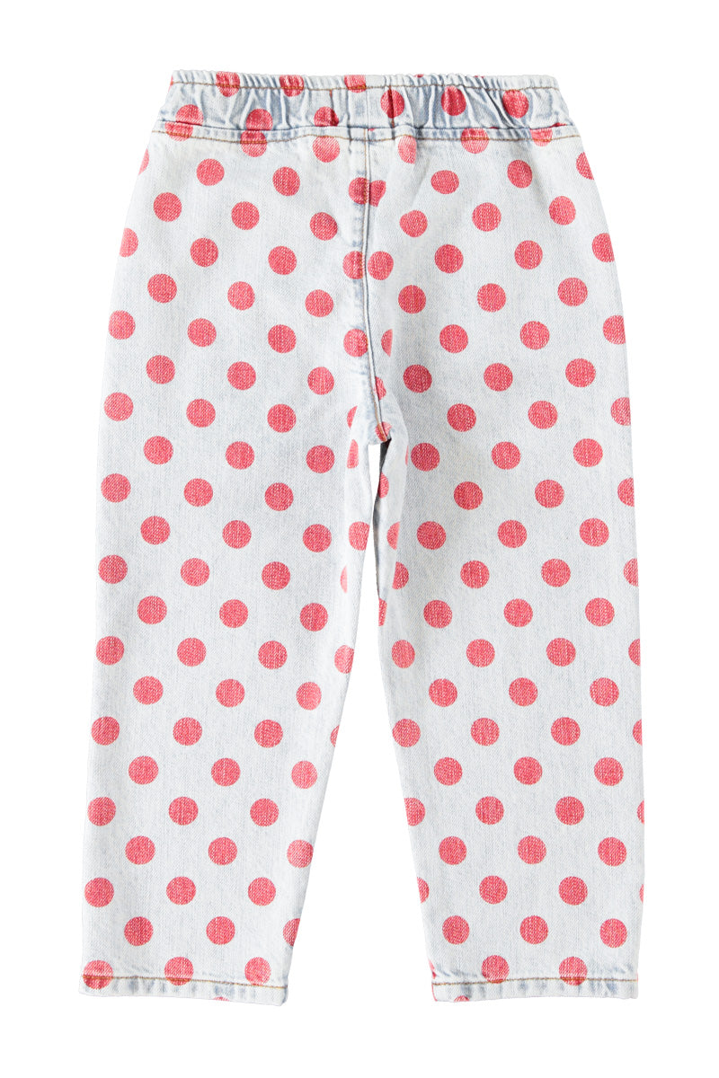 Polka dot jeans