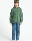 Trousers stars washed navy denim