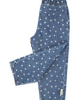 Trousers stars washed navy denim