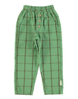 Green checkered trousers