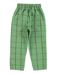 Green checkered trousers