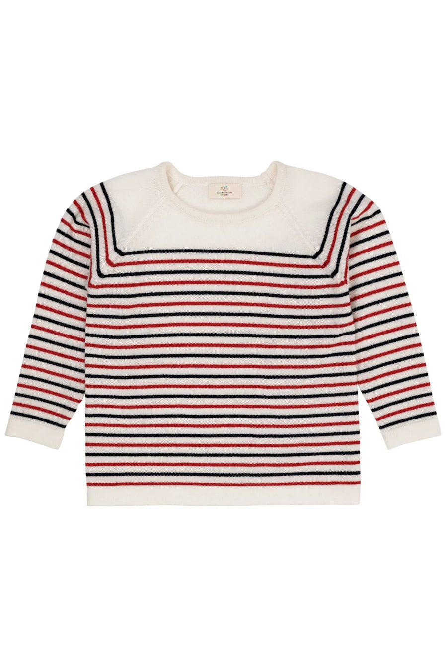 Merino knitted stripe sweater