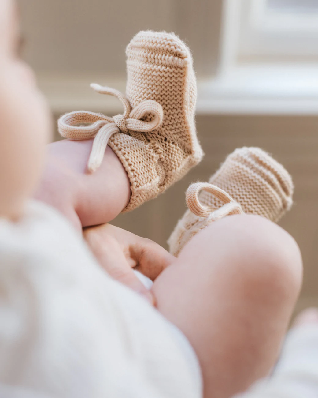 Booties HVID - Oat