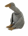 Cuddly animal goose large grey