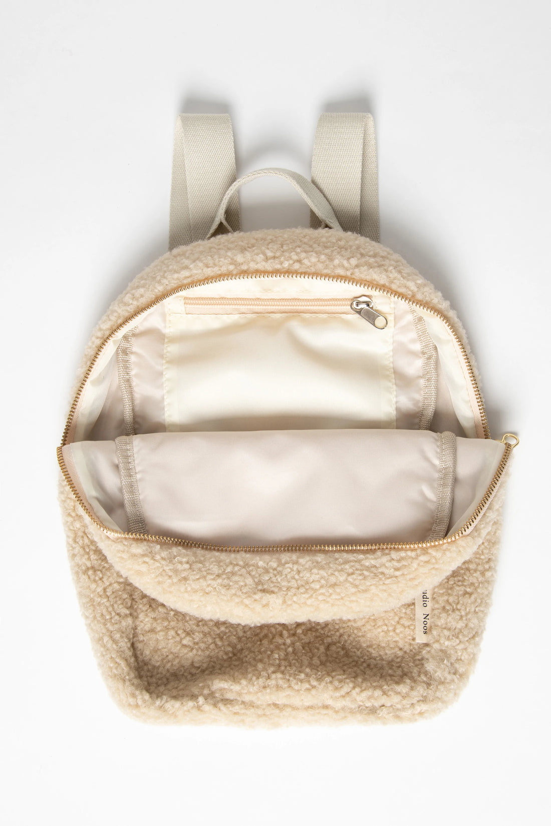 Teddy Mini Backpack - Ecru