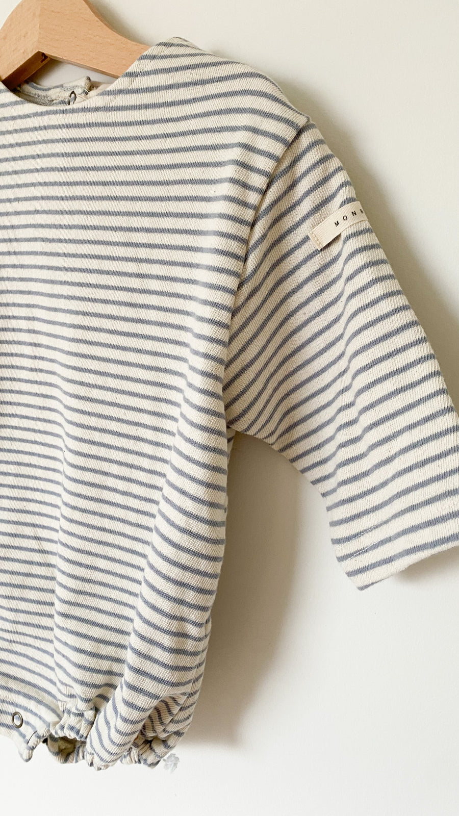 Bodysuit met streepjes